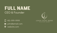 Gardening Digging Shovel Business Card