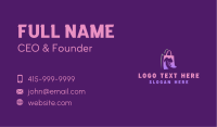 Clothing Boutique Shopping Business Card