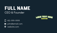 Minimalist Tech Logo Business Card