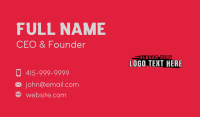 Suspense Business Card example 4