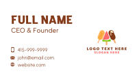 Summer Food Eatery  Business Card