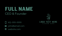 Man Tech Head Business Card