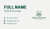 Lawn Care Mower Landscaping Business Card