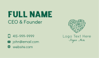Green Heart Vine  Business Card