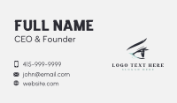 Beauty Eye Makeup Business Card