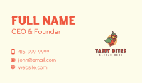 Superhero Chili Mascot Business Card