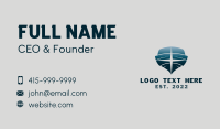 Star Yacht Emblem Business Card