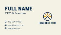 Tent Business Card example 4