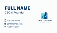 Statistics Chart Analytics Business Card