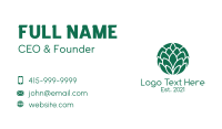 Environment Friendly Business Card example 2