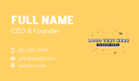 Elementary Business Card example 4