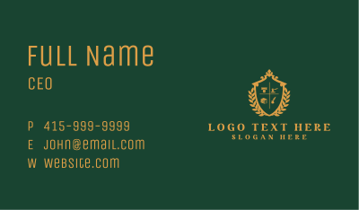 Justice Law Academy Business Card