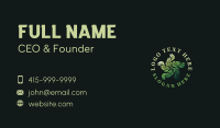 Organic Herbal Leaves  Business Card