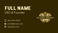 Royal Floral Ornament Business Card Image Preview