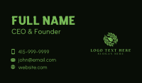 Natural Herbal Leaves Business Card