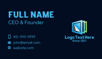 Paper Frame Pages Business Card
