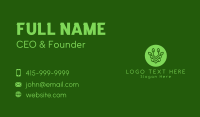 Green Natural Plant Business Card Design