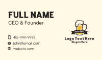Draught Beer Pub Business Card