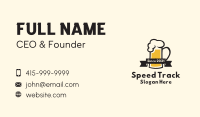 Draught Beer Pub Business Card