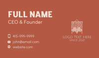 Textile Wall Decor Business Card Design
