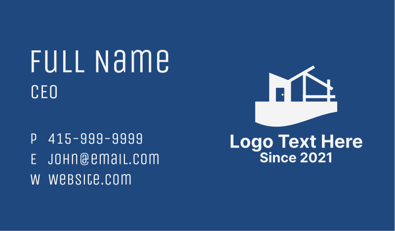 Site Business Card example 1