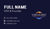 Heating Cooling Flame Business Card