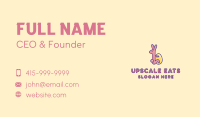 Easter Rabbit Egg  Business Card Image Preview