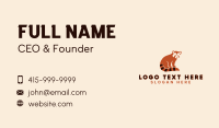 Wild Red Panda Zoo Business Card