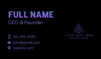 Pyramid Tech Agency Business Card