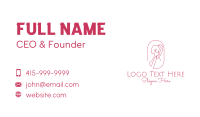 Women Apparel Line Art  Business Card