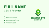 Digital Tech Leaf Business Card Design