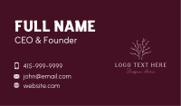 Floral Cherry Blossom Tree Business Card