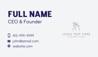 Fashion Hat Lady Business Card