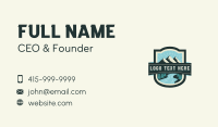 Nature Mountain River Business Card