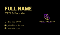 Electric Thunderbolt Power Business Card