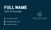 Seahorse Crown Mascot  Business Card