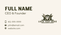 Wrench Mechanic Garage Business Card