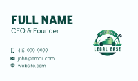 Lawn Mower Landscaping Business Card