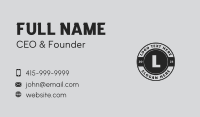 Classic Business Emblem Business Card