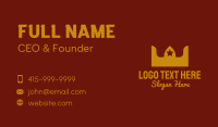 Modern Royal Crown  Business Card