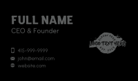 Grunge Streetwaer Fashion Business Card