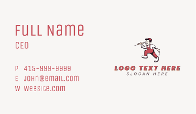 Lightning Electrician Handyman Business Card Image Preview