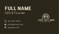 Chainsaw Lumberjack Carpentry Business Card