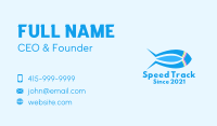 Rocket Submarine Fish Business Card Design
