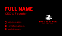 Scary Haunted Ghost Business Card