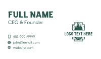 Carpentry Lumber Cutter Business Card
