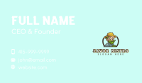 Lawn Gardener Farmer Business Card