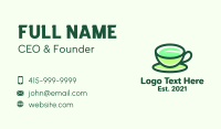 Tea Cup Leaf  Business Card