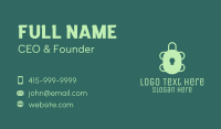 Turtle Security Lock  Business Card