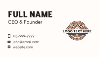 Hammer Repairman Carpentry Business Card Design